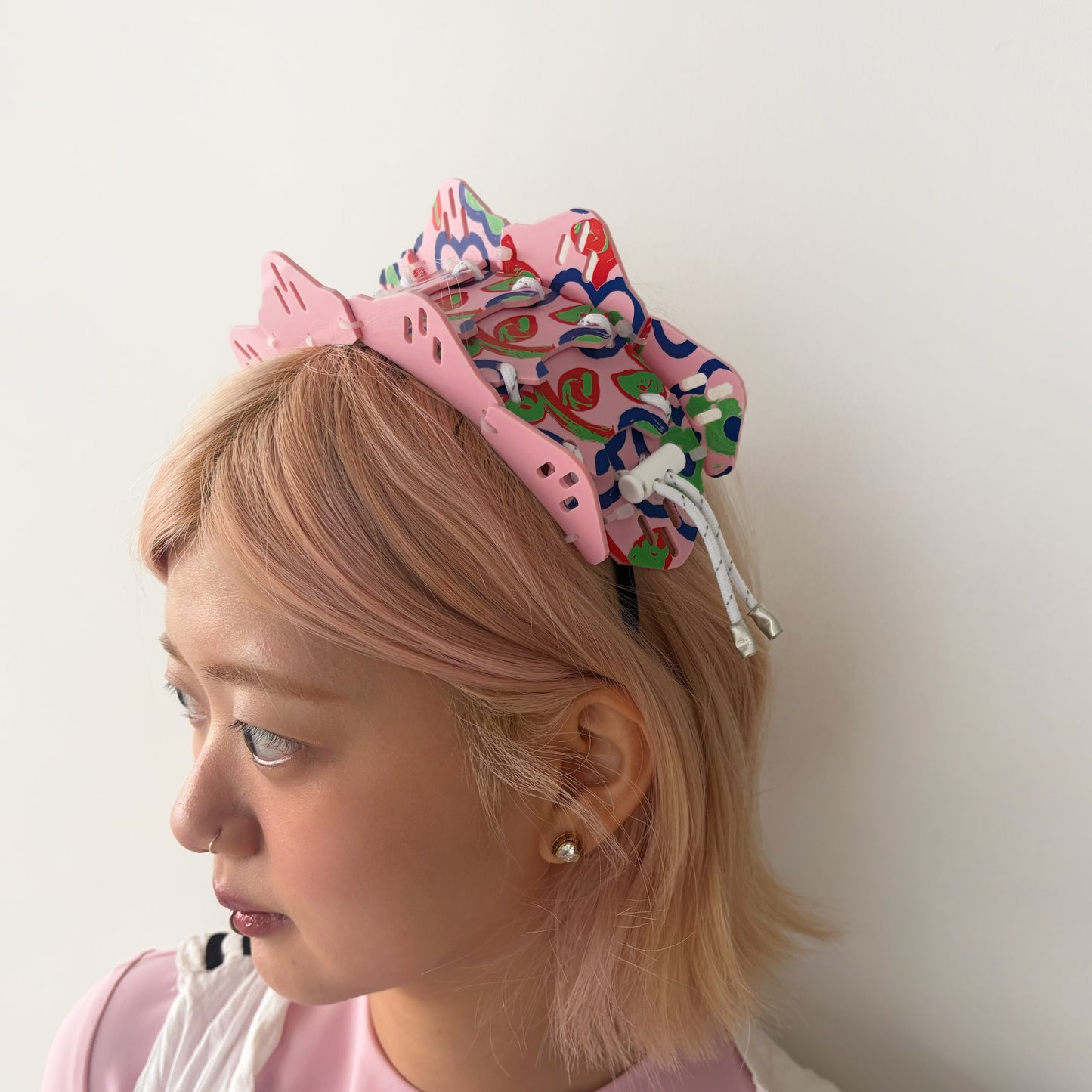 ARMORED HEADDRESS UNIT-03 KIDILL MODEL KIDILL × CTCTYO / PINK FLOWER / ヘッドドレス / 中央庁戦術工芸コラボレーション