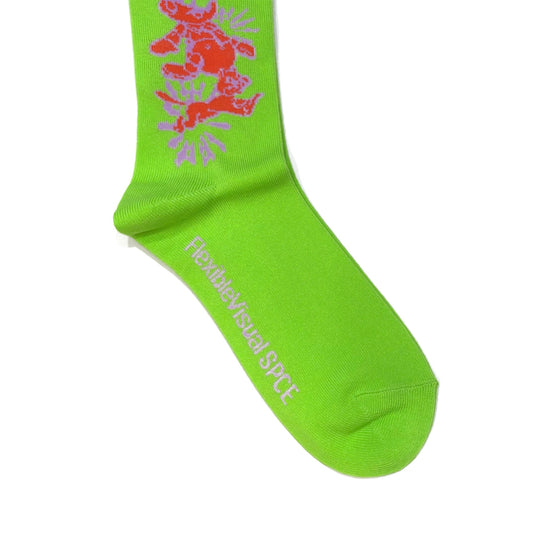 Basic Socks / YELLOW / CAT!