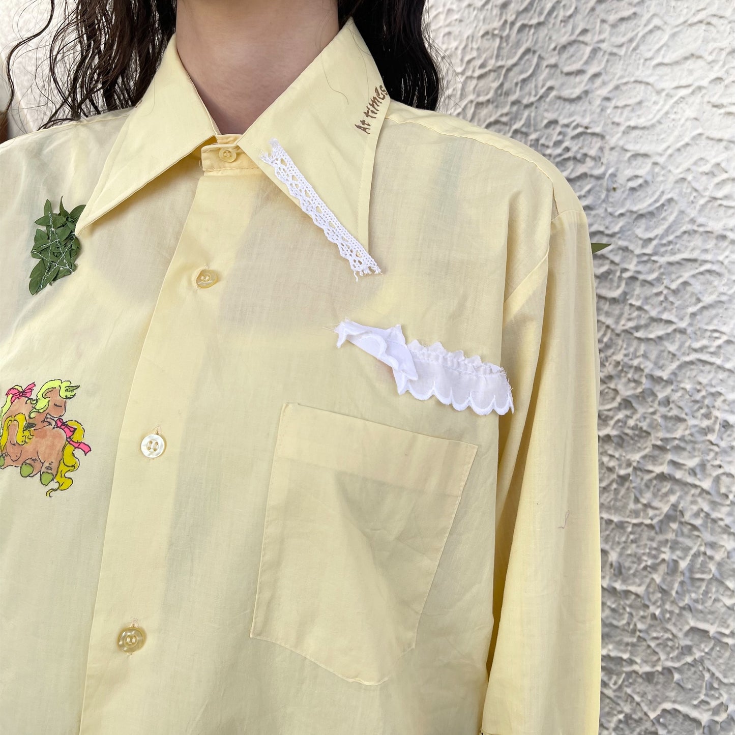 【trust teji 】Long sleeve pony blouse+ / Yellow / ロングスリーブポニーブラウス