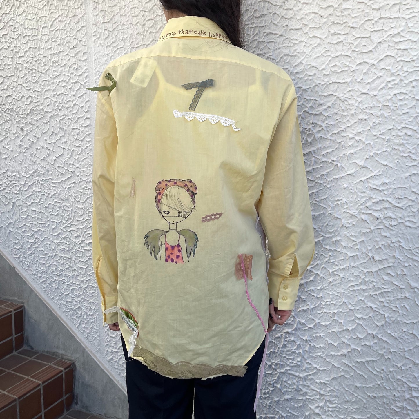 【trust teji 】Long sleeve pony blouse+ / Yellow / ロングスリーブポニーブラウス