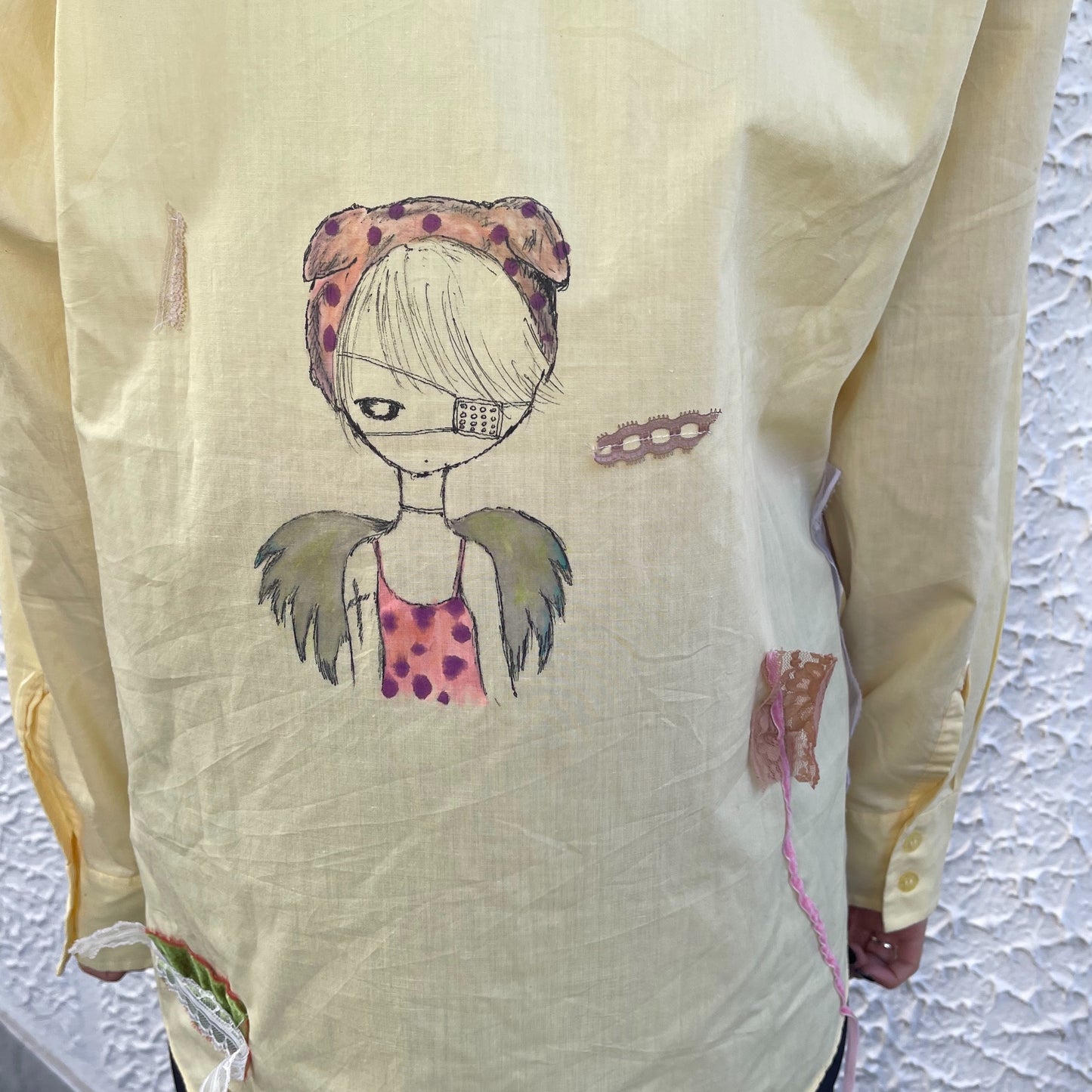 【trust teji 】Long sleeve pony blouse+ / Yellow / ロングスリーブポニーブラウス