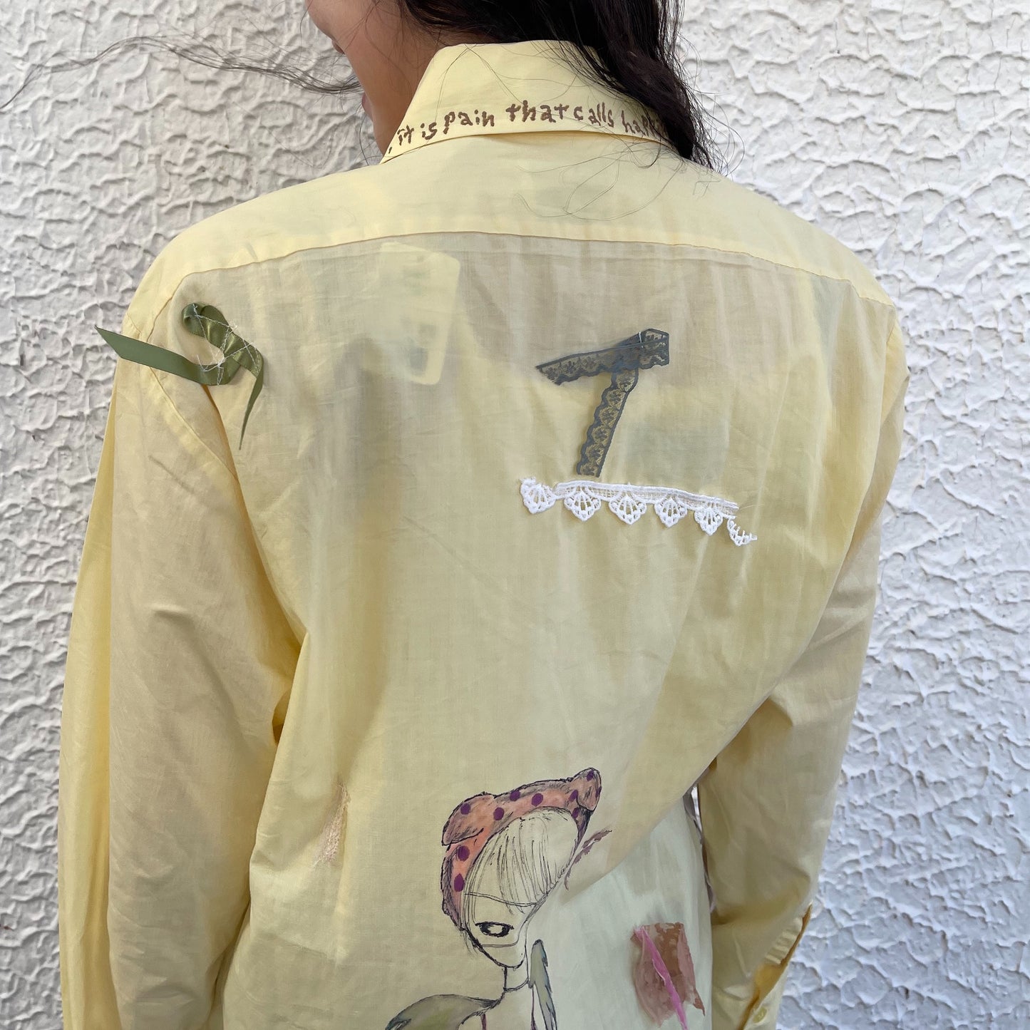 【trust teji 】Long sleeve pony blouse+ / Yellow / ロングスリーブポニーブラウス