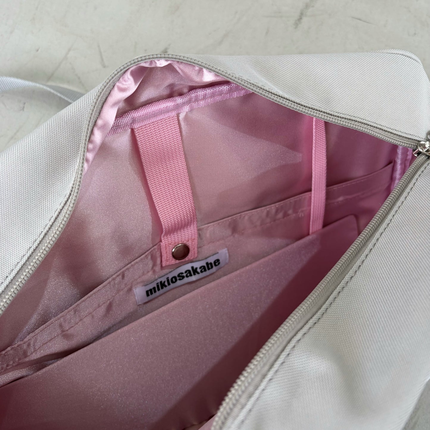ABANDONED SCHOOL BAG / NYLON GRAY / ショルダースクールバッグ