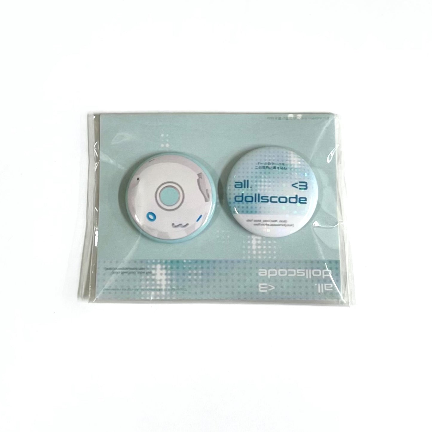 【alldollscode】mini badge set / ミニバッジセット