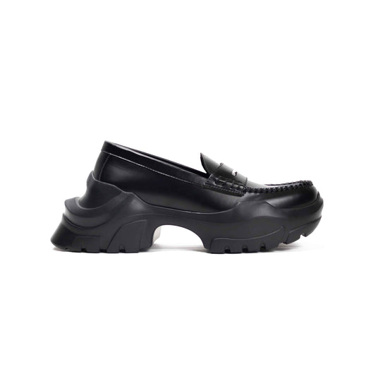 【AKIKOAOKI】Achilles Loafers / Black x Black / ローファー