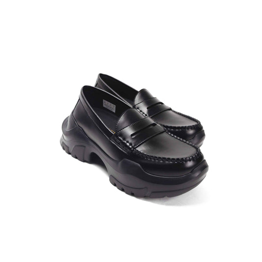 【AKIKOAOKI】Achilles Loafers / Black x Black / ローファー