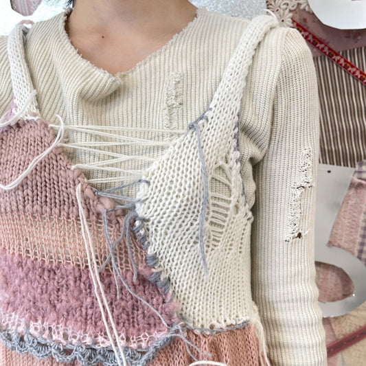 dream knit vest / Mix / ドリームニットベスト