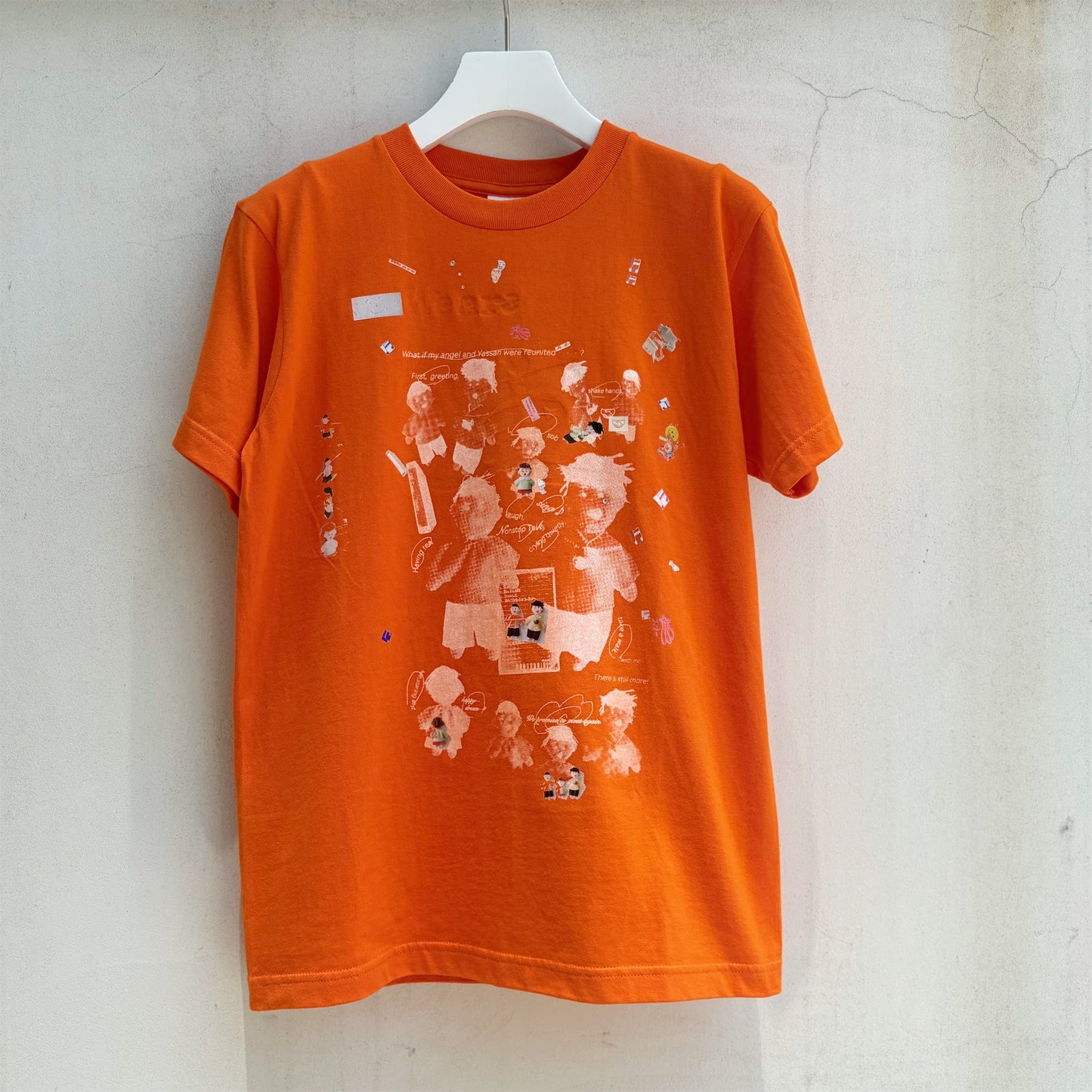 We are 友 T-shirt / Orange / プリントTシャツ
