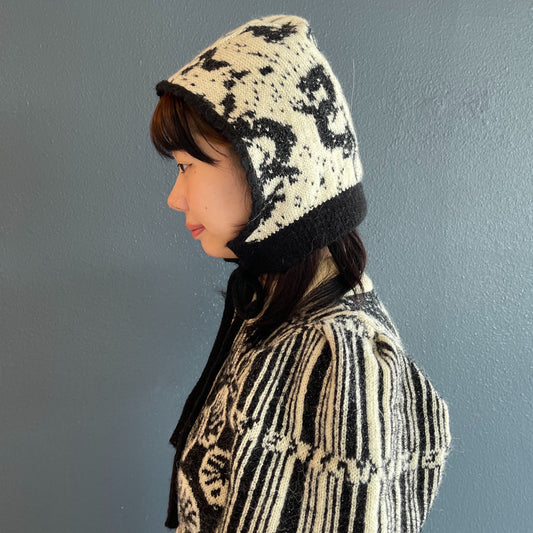 Ties Balaclava / White & Black / バラクラバ