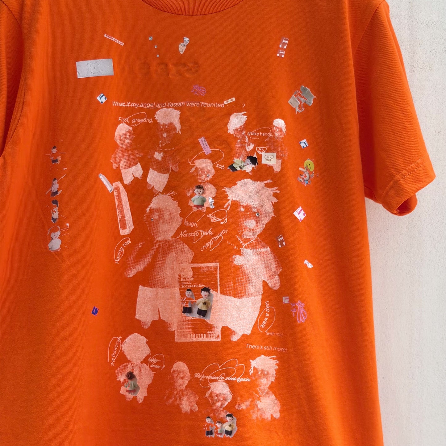 We are 友 T-shirt / Orange / プリントTシャツ