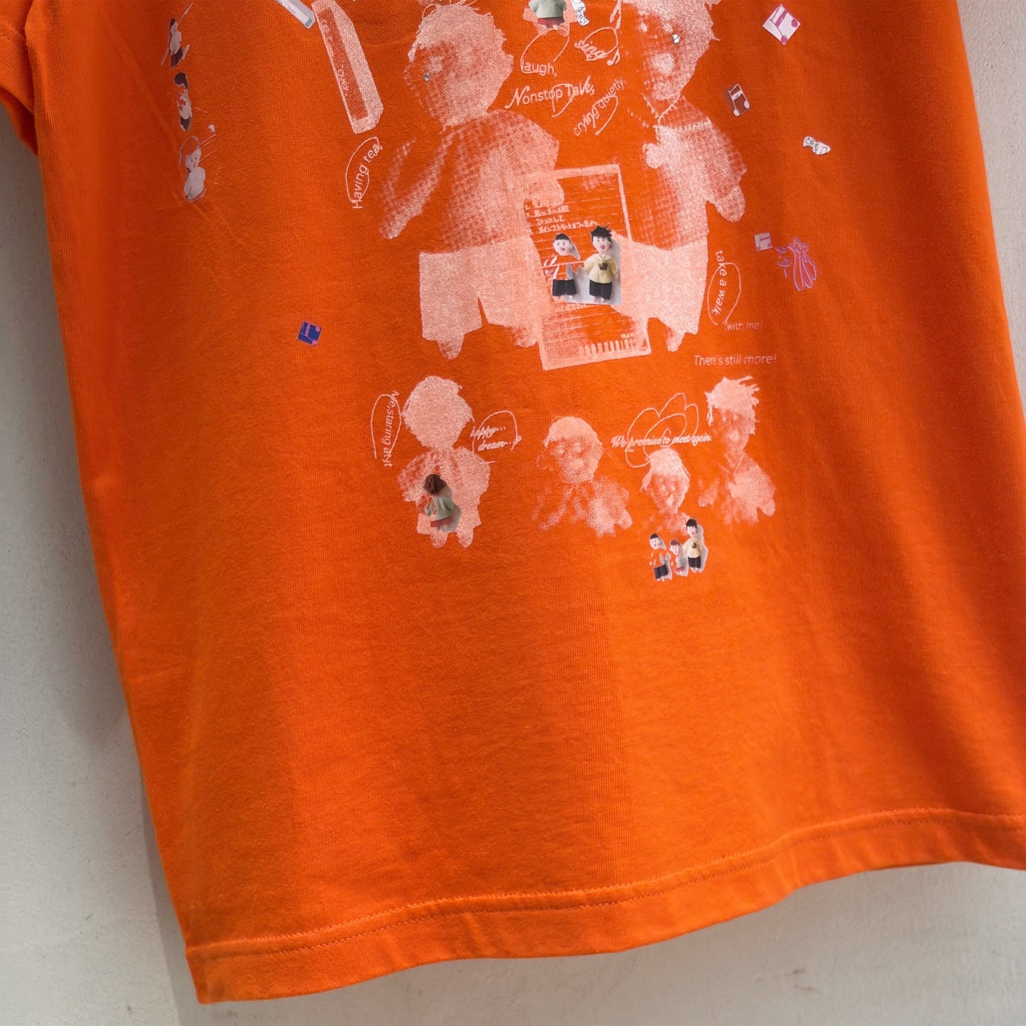 We are 友 T-shirt / Orange / プリントTシャツ