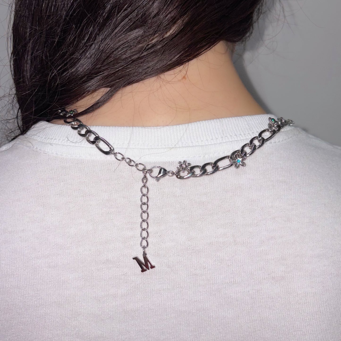 Blossom Chain / Silver / フラワーチェーンネックレス