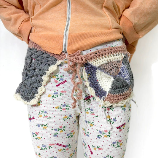 Wrap skirt / Mix / ラップニットスカート