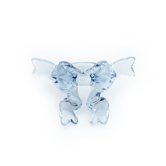 WING RIBBON RING / BLUE / クリアリボンリング