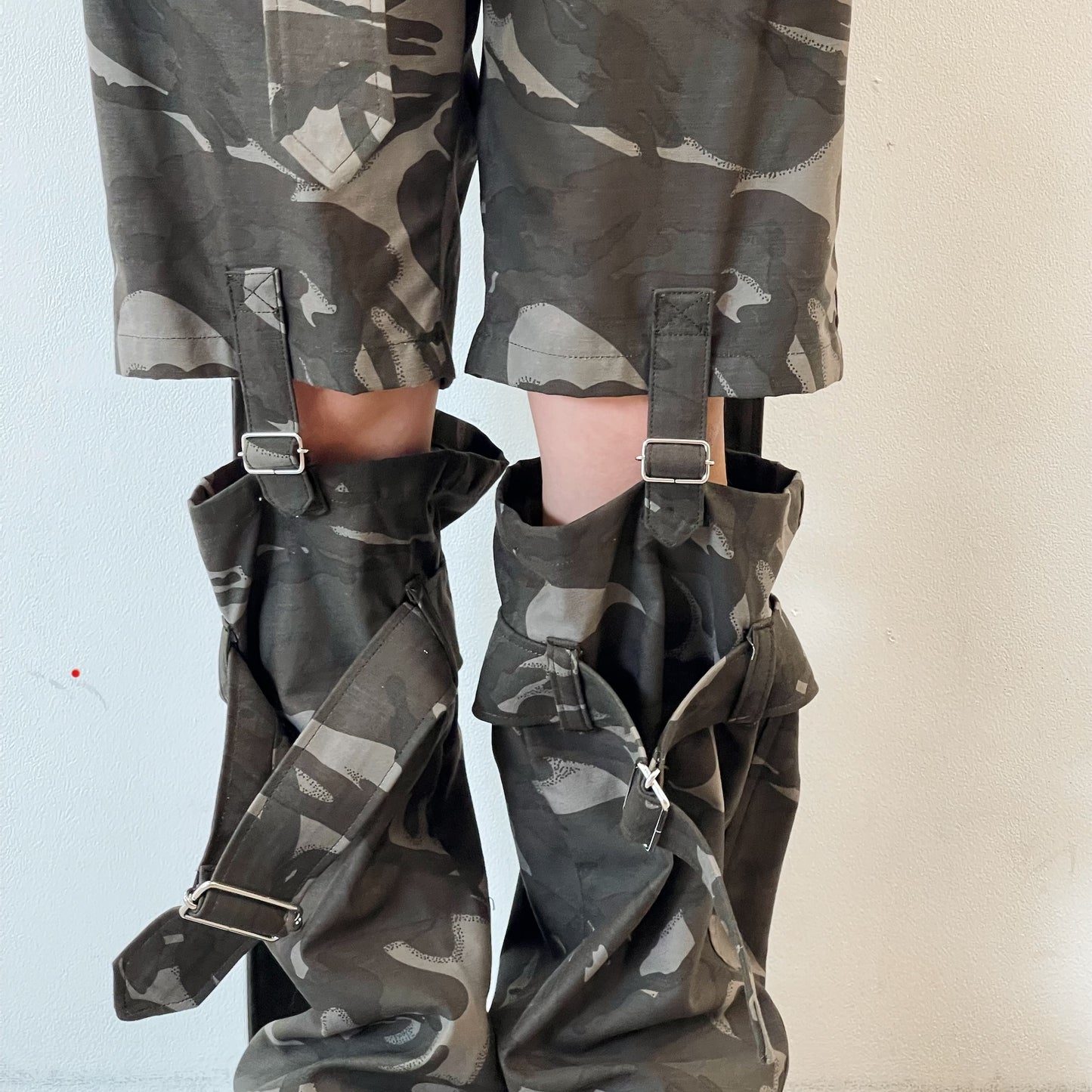 HARNESS BONDAGE PANTS / CAMOUFLAGE / ハーネスボンテージパンツ | シープ / SHEEP | KIDILL