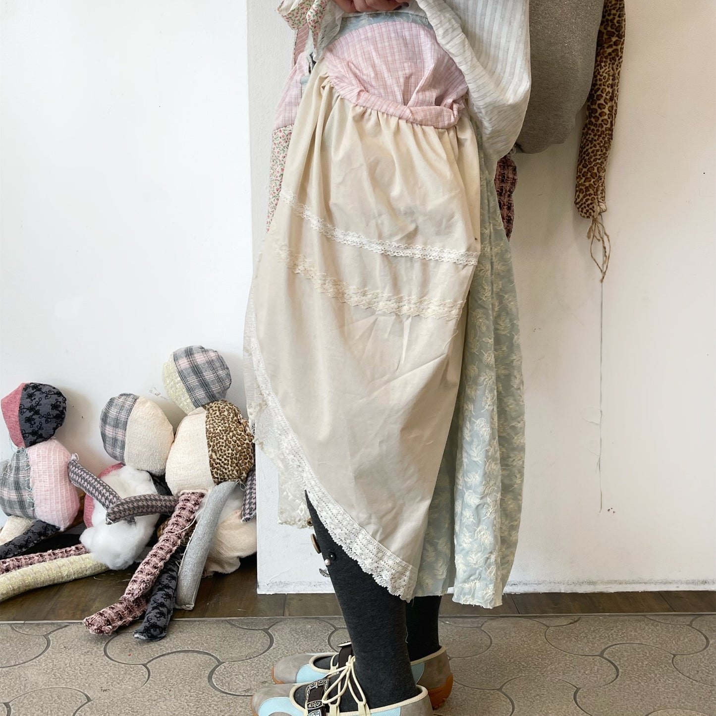 C Skirt / Mix / パッチワークスカート