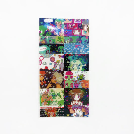 【oliwa】Alien Sticker / GLITTER / ステッカー