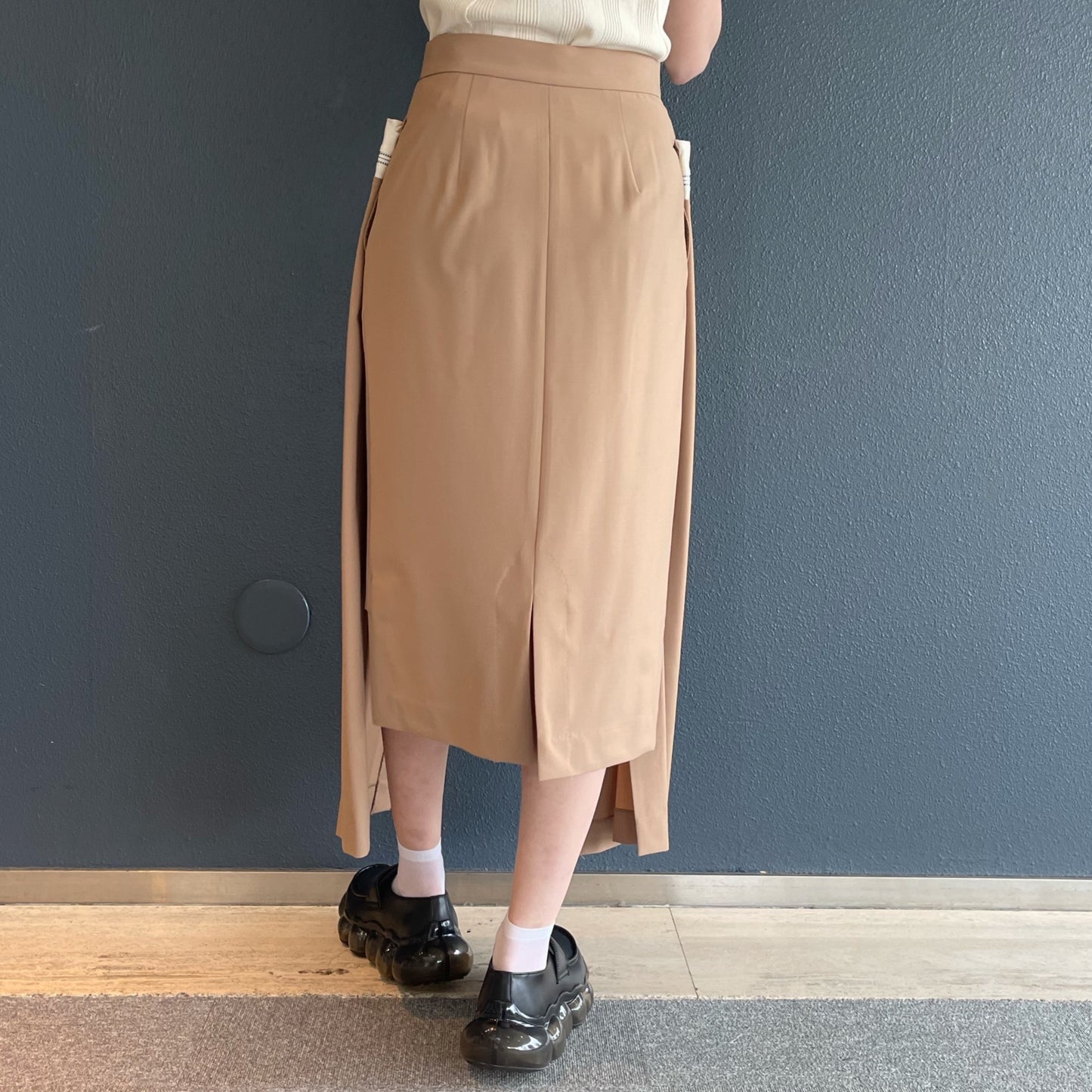 son skirt / beige / セパレートスカート