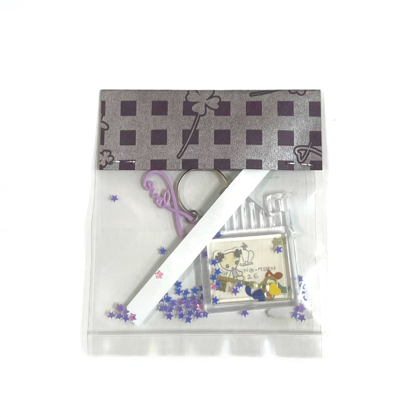 【Xue Tsung-Hsien】original drawing keychain / cherish / キーチェーン