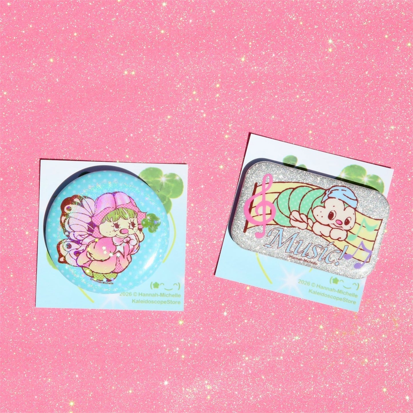 【hannah-michelle】summer time pin set / バッジセット