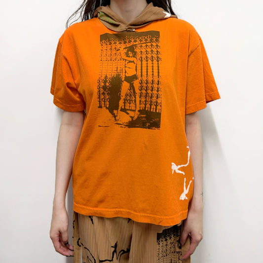【GATEANDO POR TUS NUBES】NUBES T-SHIRT / フード付きTシャツ