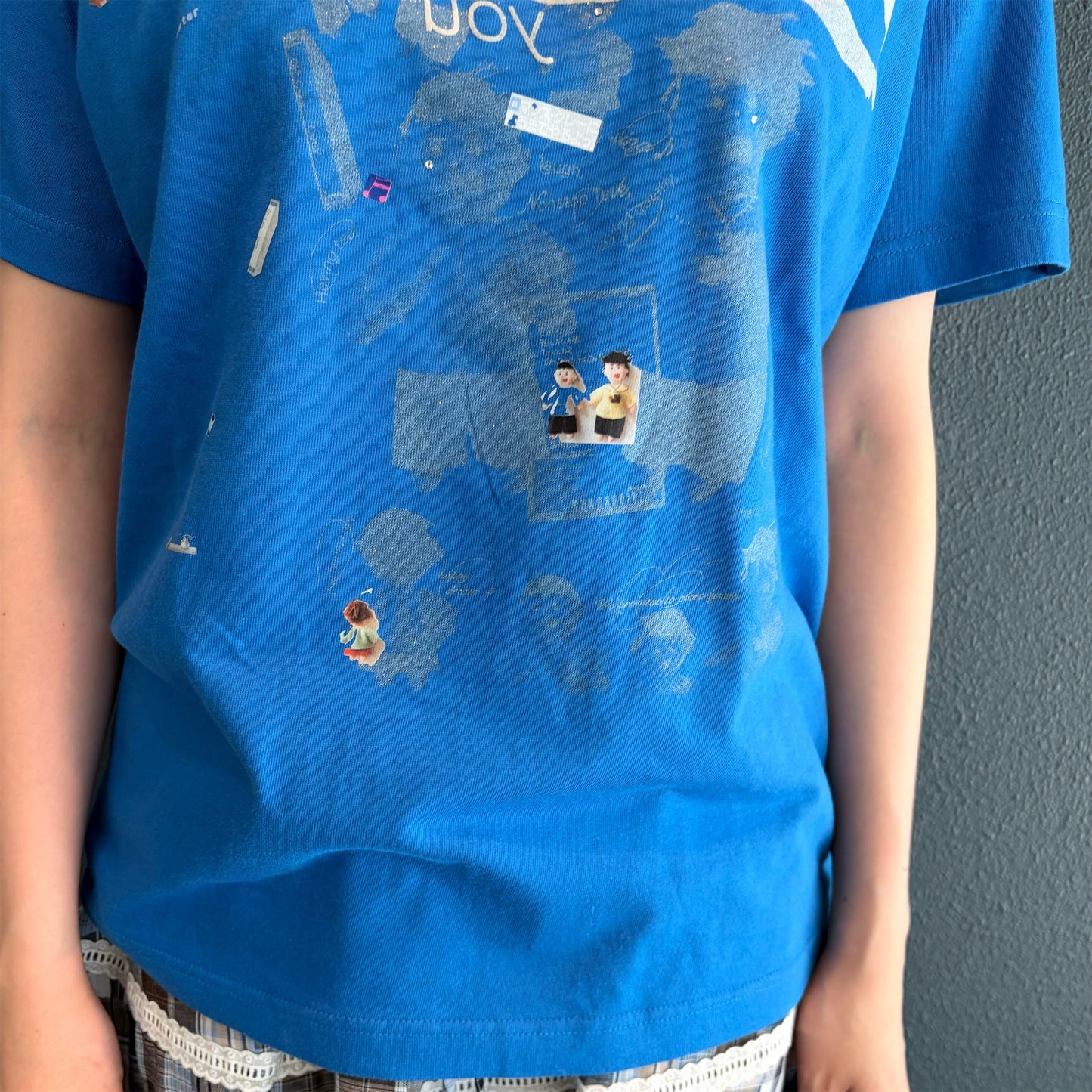 We are 友 T-shirt / Blue / プリントTシャツ