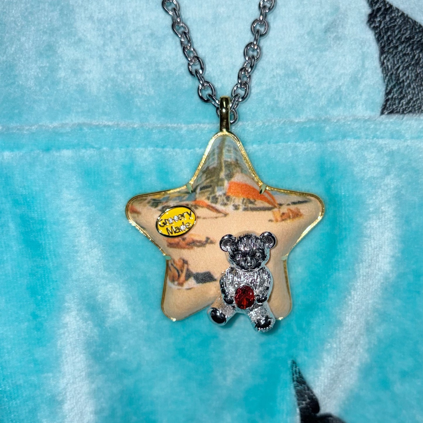 Puppet Print Series -Necklace / vacation / プリントネックレス