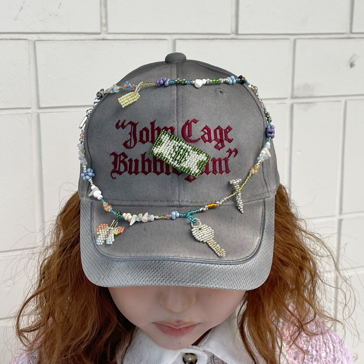 SPRAYED JCB_BUBBLE MONEY EDITION / GRAY / スプレービーズキャップ