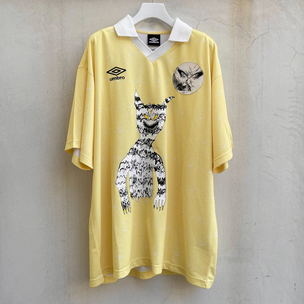 GAME SHIRT UMBRO COLLABORATION / YELLOW / グラフィックゲームシャツ