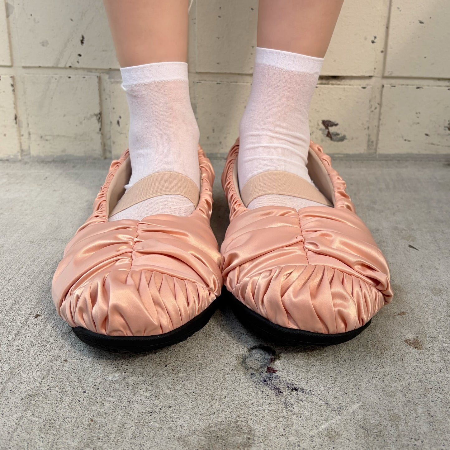 【THREETREASURES】Pirouette / PINK / サテンバレエシューズ