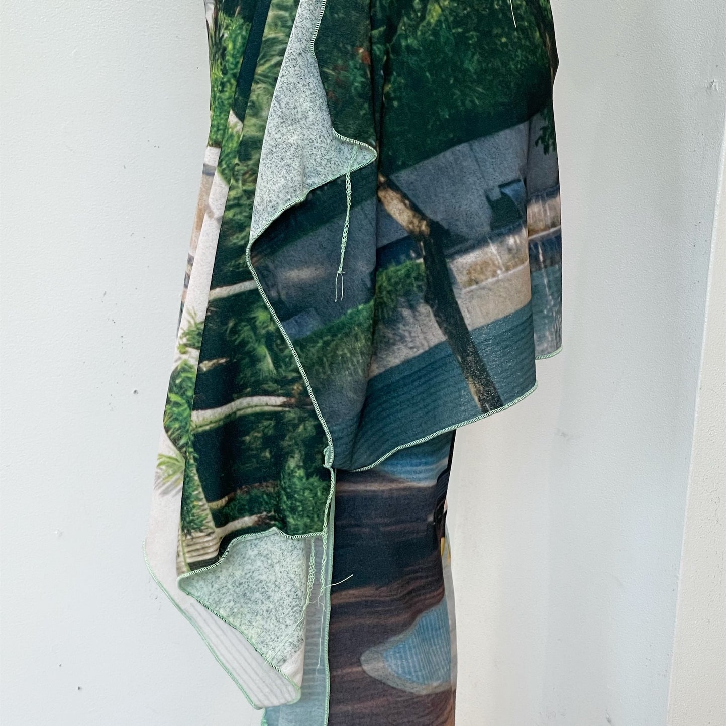 easy pants with skirt / pool / スカート付きイージーパンツ