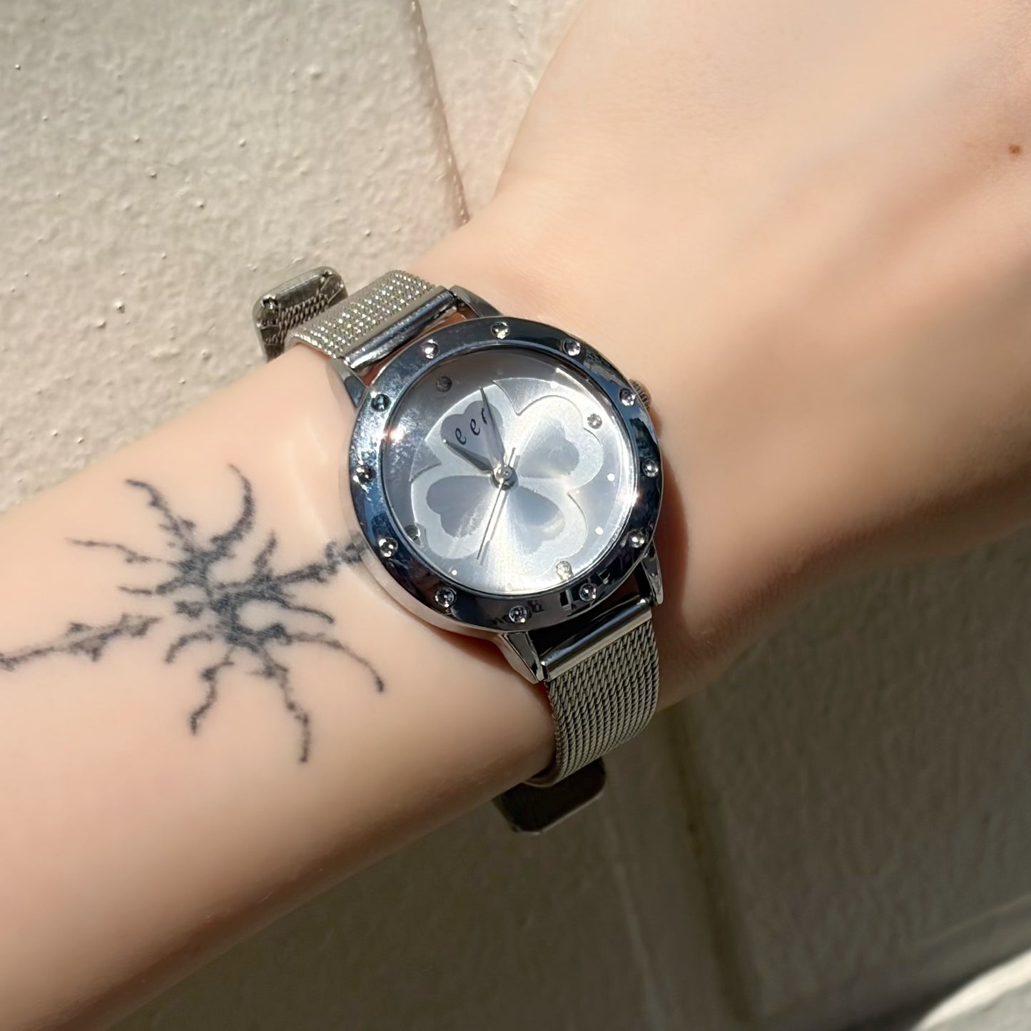 lucky clover watch / silver / クローバーウォッチ