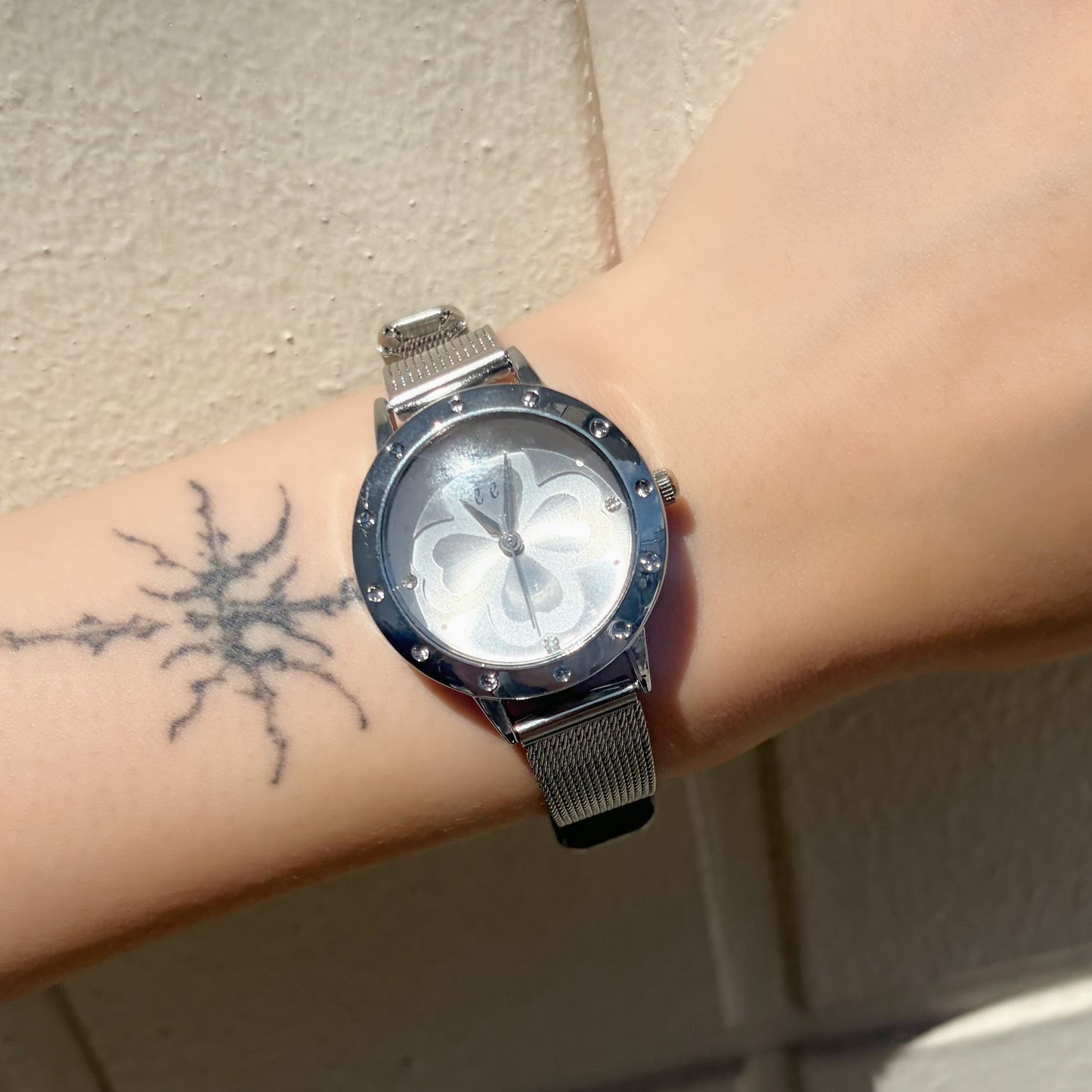 lucky clover watch / silver / クローバーウォッチ