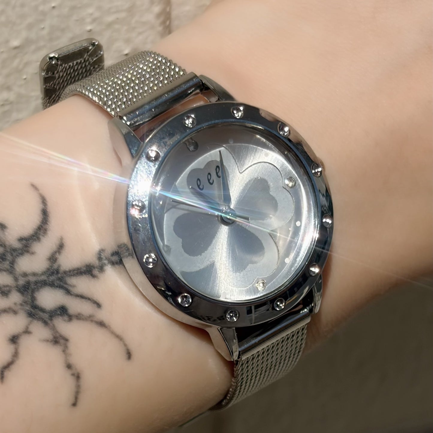 lucky clover watch / silver / クローバーウォッチ