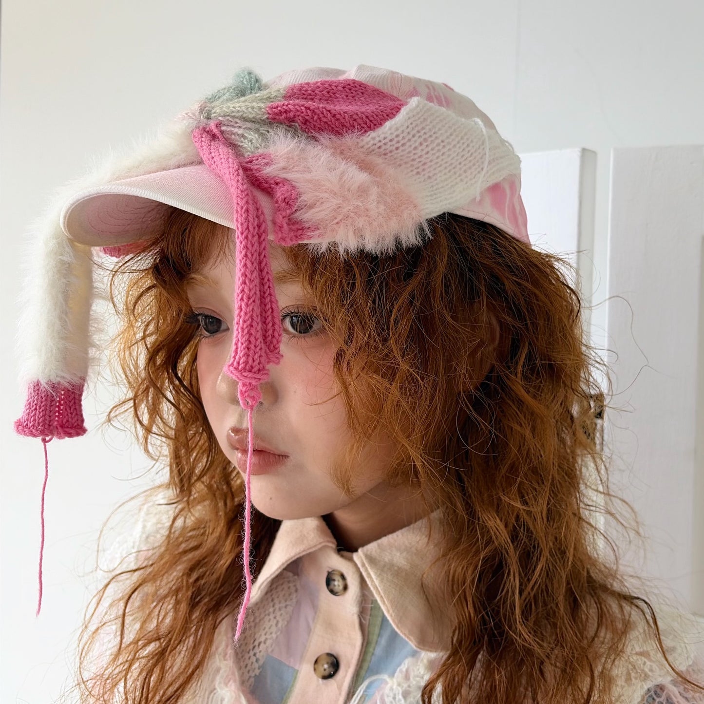 Ribbon cap / Pink / リボンキャップ