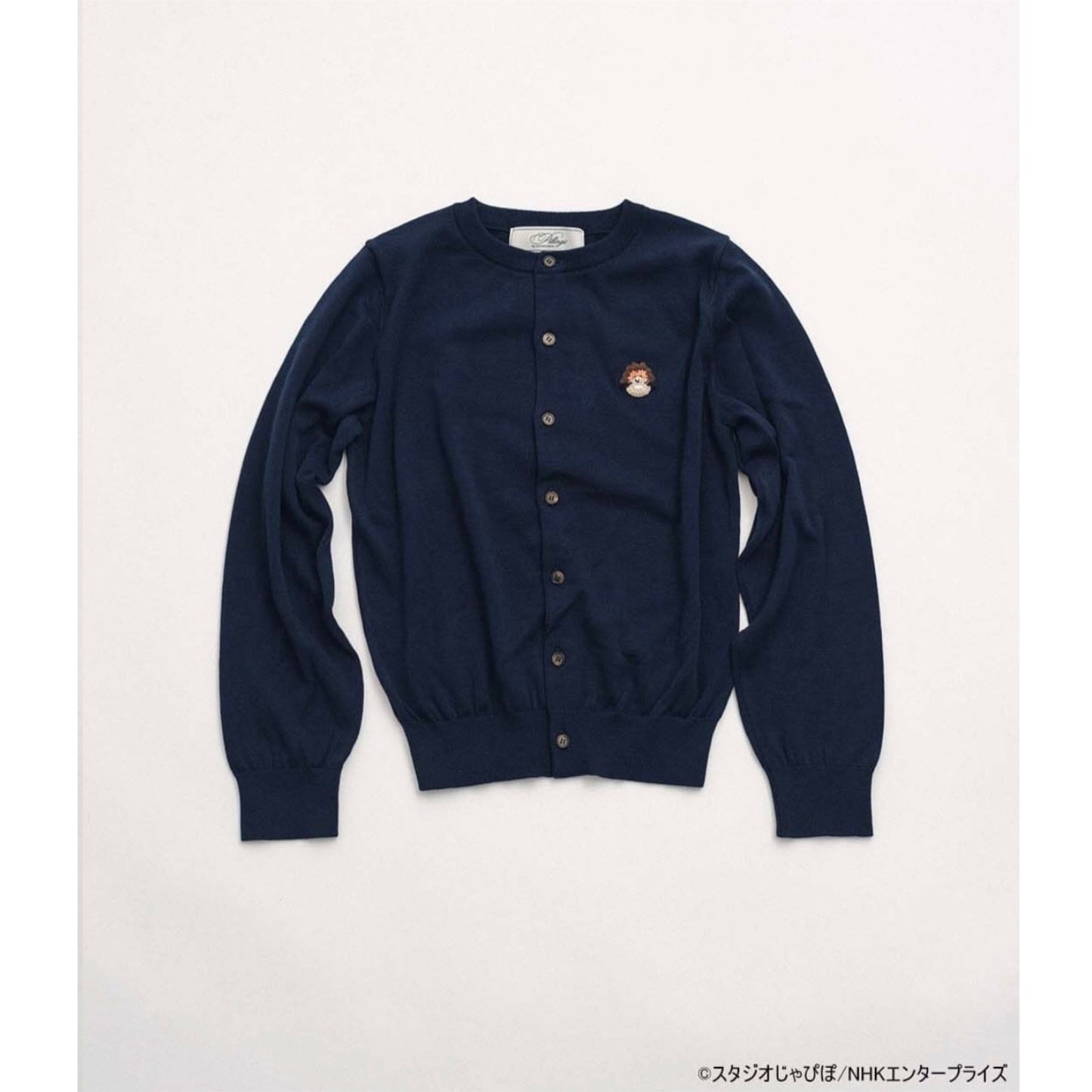 じゃじゃ丸 cardigan / navy / にこにこぷんコラボレーションカーディガン