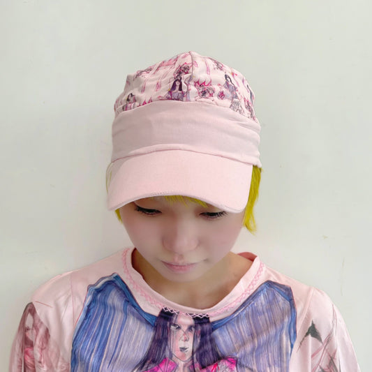 Pink baseball cap / グラフィックキャップ
