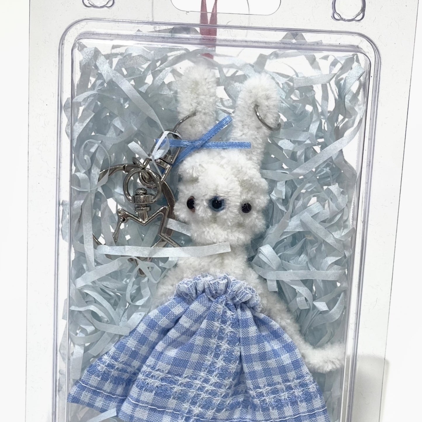 Little bunnies key ring / White / リトルバニーキーリング