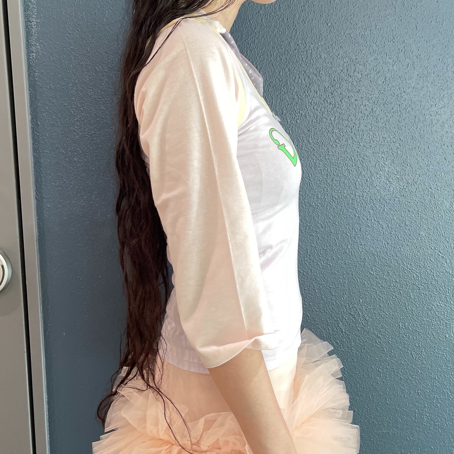 [F.E.E.S] dessert color sleeveless / pink / プリントタンクトップ