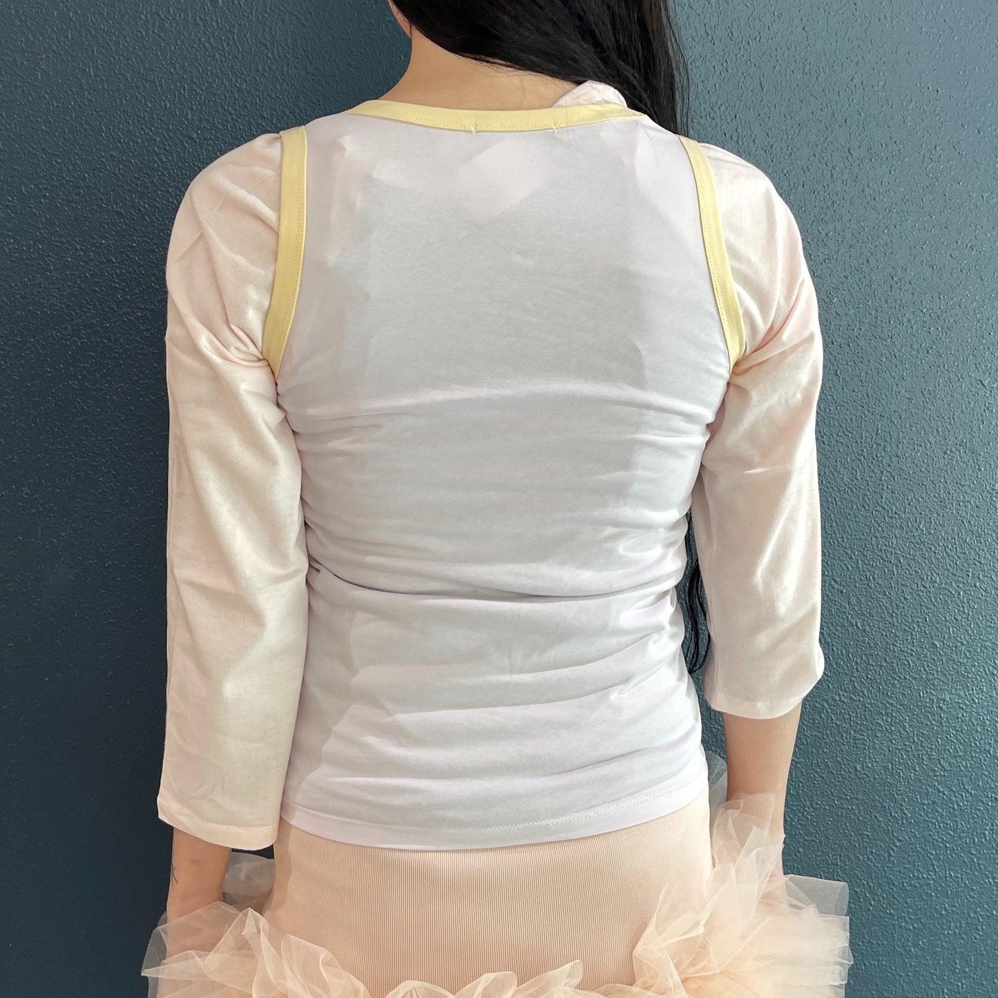 [F.E.E.S] dessert color sleeveless / pink / プリントタンクトップ
