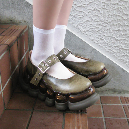 JEWELRY ARK BLUSHED MARY JANE / BEIGE / MIKIOSAKABEメリージェーン