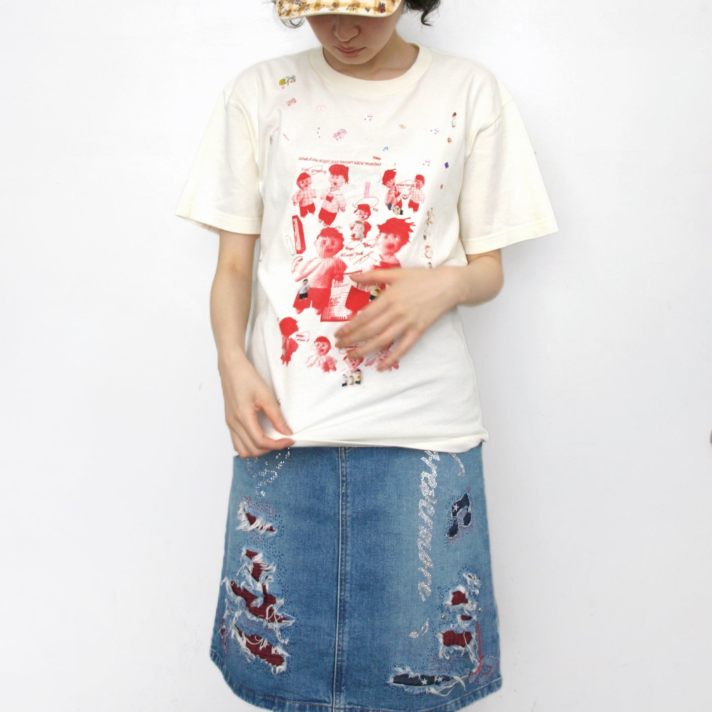 We are 友 T-shirt / Off white / プリントTシャツ