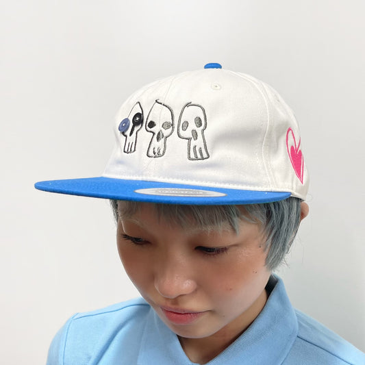 Skull cap / White / スカルキャップ