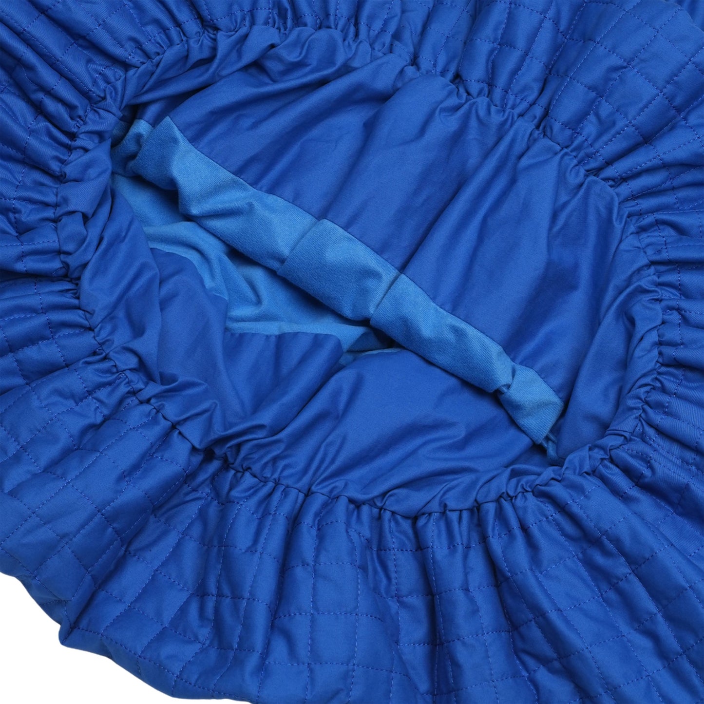 QUILTED SHIRRING BALLOON SKIRT / BLUE / キルトシャーリングバルーンスカート