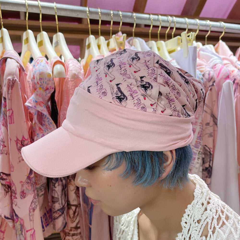 Pink baseball cap / グラフィックキャップ