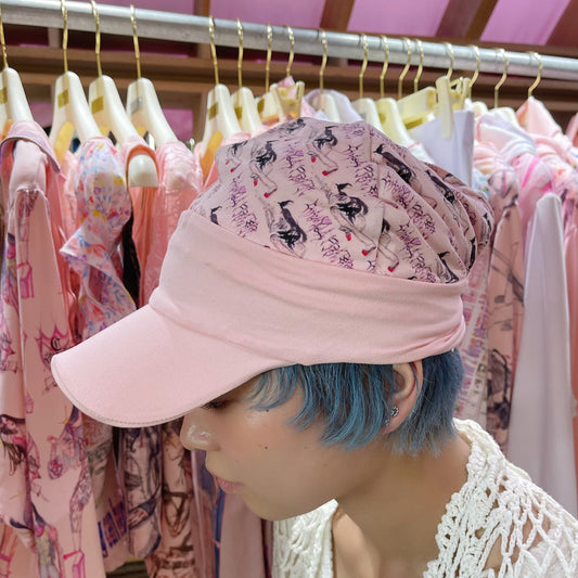 Pink baseball cap / グラフィックキャップ
