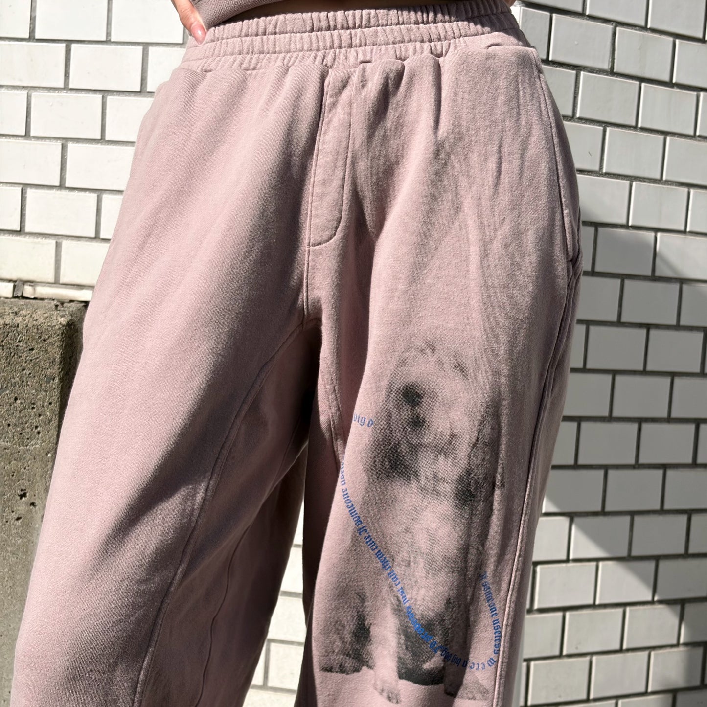 OFFSET PANTS / MOUVE / プリントスウェットパンツ