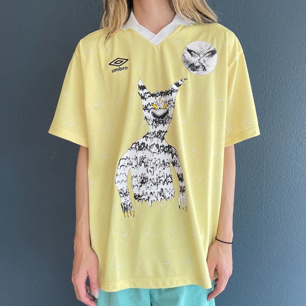 GAME SHIRT UMBRO COLLABORATION / YELLOW / グラフィックゲームシャツ