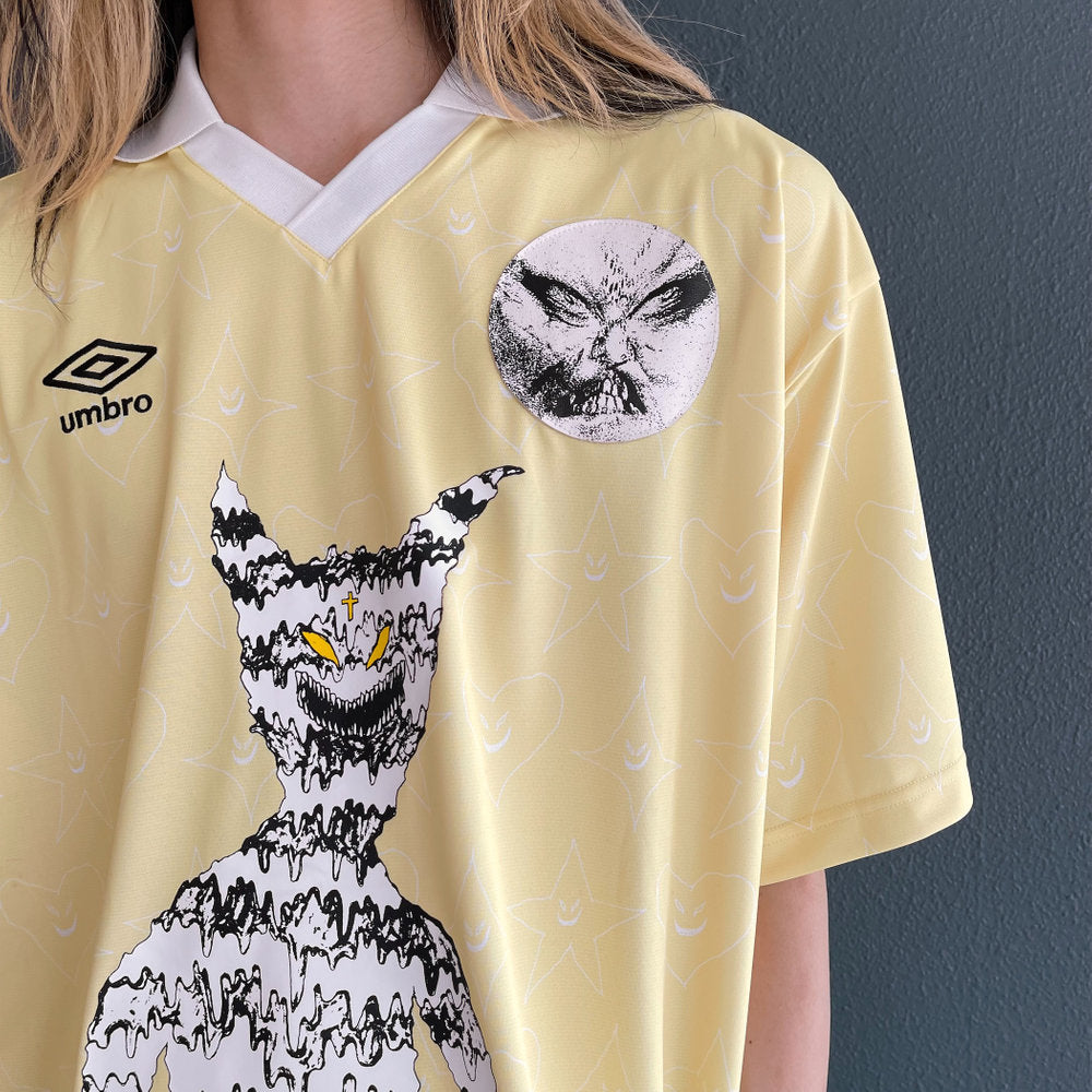 GAME SHIRT UMBRO COLLABORATION / YELLOW / グラフィックゲームシャツ