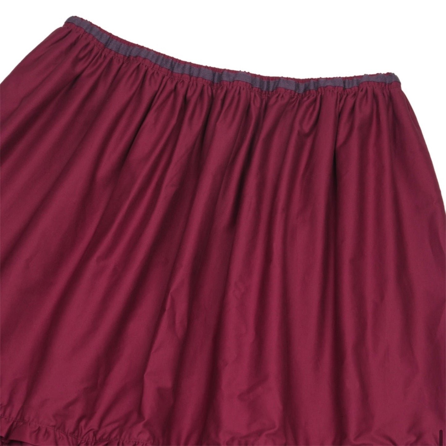QUILTED SHIRRING BALLOON SKIRT / BURGUNDY / キルトシャーリングバルーンスカート